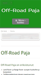 Mobile Screenshot of offroadpaja.fi